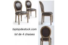 BipBipDestock Maison & mobilier ZONS Table de Salle à Manger médaillon 4 à 6 Personnes Façon