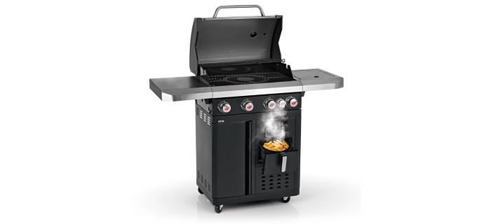 JAR0257 LANDMANN FRYTON 4.1 CooK Barbecue à gaz | avec friteuse