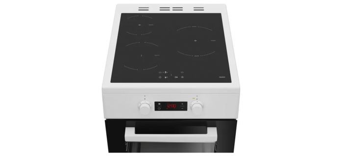 BEKO FSM58301WC Cuisinière induction - 3 feux - 50cm