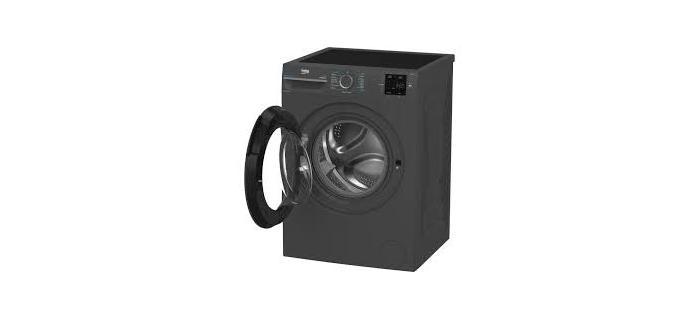 Lave-linge hublot BEKO bPRO 500 BM0WU38411FB - 8 kg - 1400 trs/min - Classe A - Noir