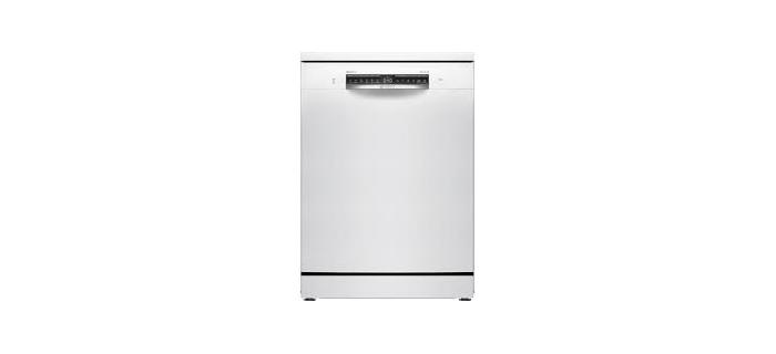 BOSCH SMS4EMW01F SER4 Lave-vaisselle pose libre 14 couverts - Induction - L60cm - 42 dB - tiroir à couverts - Blanc