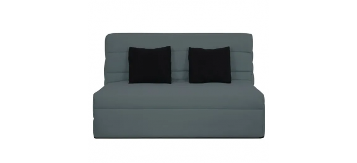 CAN0457 DUNLOPILLO Banquette BZ 2 places - Gris