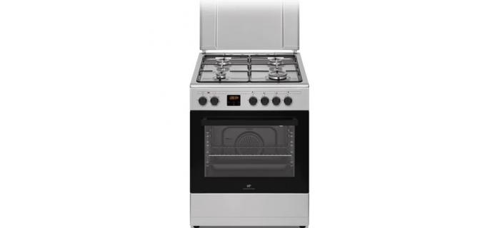 CONTINENTAL EDISON CECG60FCS1 - Cuisinière gaz / Four électrique