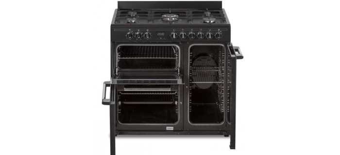 CONTINENTAL EDISON CECP903FB  - Cuisinière  piano 5 feux gaz / triple fours Electriques