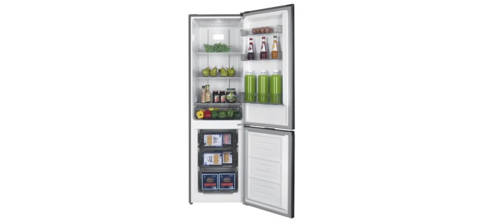 CONTINENTAL EDISON CEFC251NFS Réfrigérateur congélateur bas – No Frost - 253L - Inox