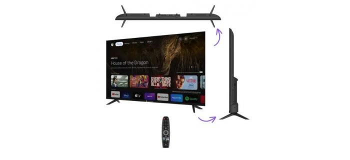 CONTINENTAL EDISON CELED55SQLDV24B6 TV QLED - 55'' (139 cm)