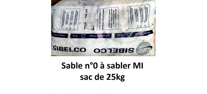 DIV0065 Sable n°0 à sabler MI sac de 25kg SIBELCO