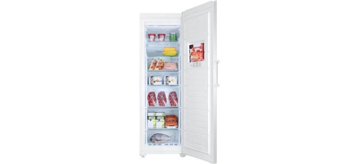 HAIER H2F-255WSAA - Congélateur armoire - 262L - Froid No Frost - A+ -L60 x H186.5 cm - Blanc