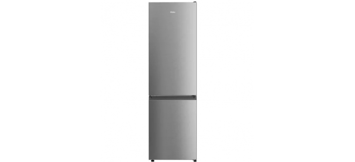 HAIER HDW1620DNPK RÉFRIGÉRATEUR COMBINÉ 377 L  No Frost - Effet Inox