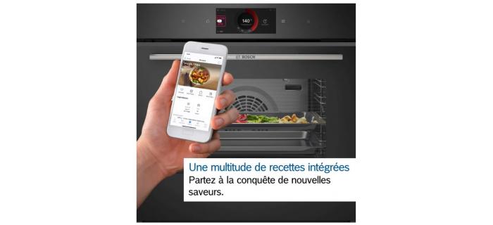BOSCH SER8 - HBG7541B1 Four multifonction Ecoclean Softclose 71l - 14 modes de cuisson