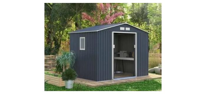 JAR0284 Abri de jardin en métal 5,29 m²