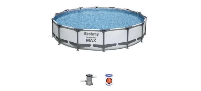 JAR0303 Kit Piscine  Ronde hors sol tubulaire  427 x 84 cm -  BESTWAY