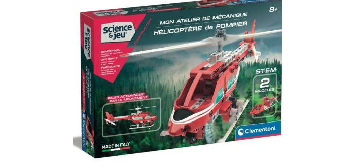 JEU0080 MON ATELIER MECANIQUE Hélicoptère de pompier
