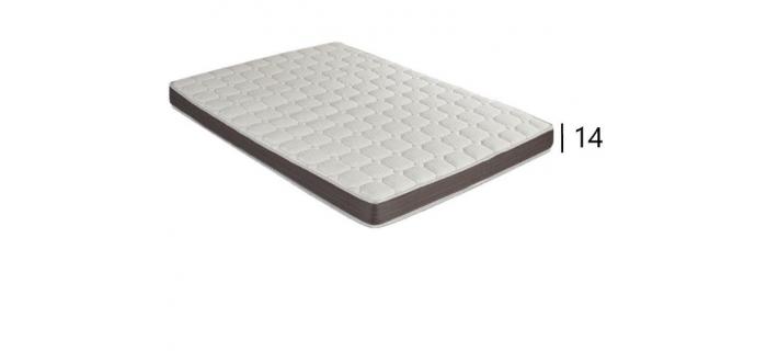 LIT0315 Matelas SOPRANO 140x200 épaisseur 14 cm compatible canapé rapido express 140 cm