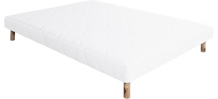 LIT0370 Sommiers à lattes blanc 80x200cm