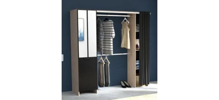 MEU0545 Kit dressing - Chene Jackson et noir – Atelier