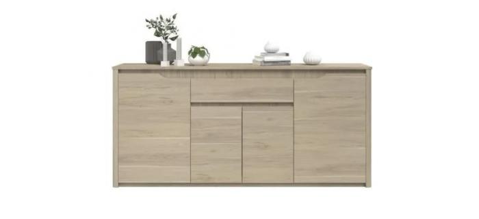 MEU0579 Buffet L185cm  Décor Chêne