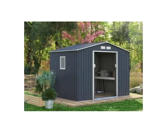 JAR0284 Abri de jardin en métal 5,29 m - Gris.JPG