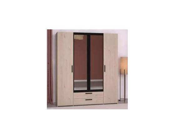 MEU0532 Armoire VARIA - 4 portes battantes + 2 miroirs + 2 tiroirs.JPG
