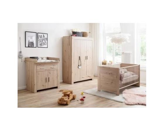 PUE0049 Chambre bébé Trio Armoire AHOI - Chêne - TREND TEAM.JPG