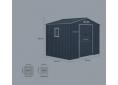 JAR0284 Abri de jardin en métal 5,29 m- Kit d'ancrage inclus - Gris.JPG
