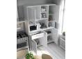 MEU0289  ARMOIRE RANGEMENT PROVISION Buffet de cuisine - Blanc brillant 5 portes L 120 cm..JPG