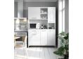 MEU0289  Buffet de cuisine - Blanc brillant 5 portes L 120 cm.JPG