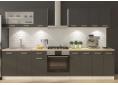 MEU0535 ULTRA Cuisine complète avec meuble four et plan de travail L 300 cm - Gris mat.JPG