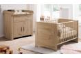 PUE0048 Chambre bébé Duo Lit  et Commode à langer AHOI - Chêne - TREND TEAM                                   .jpg