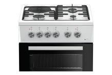 BEKO FSS53000DW - Cuisinière mixte / Four Electrique