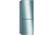 BOSCH KGV33VLEAS - Réfrigérateur congélateur bas - 288L (194+94) - Froid brassé - L 60cm x H 176cm - Inox