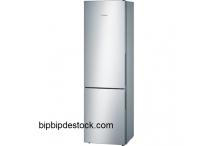 BOSCH KGV39VL31S - Réfrigérateur congélateur bas - 344L (250+94) - Froid brassé - A++ - L 60cm x H 201cm - Inox