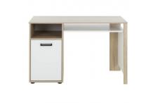 BUR0032 BUREAU - NATUREL L:120 H:74 P:60 - Décor Blanc