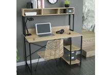 BUR0036 Bureau 3 niches en metal - L 120 x P 62 x H 134 cm