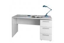 BUR0046 Bureau avec caisson 3 tiroirs L138 cm