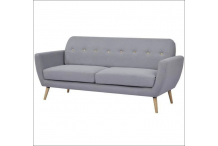CAN0201 Canapé 3 places - Tissu Gris clair 193cm