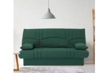 CAN0235 Banquette clic clac - tissu Vert forêt - L 190cm