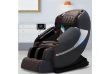 CAN0245 marron noir Fauteuil de massage Intelligent shiatsu - inclinable et chauffant pour tout le corps canapé - écran LCD - Bluetooth