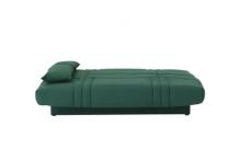 CAN0397 Banquette clic clac 3 places - tissu Vert  FORET
