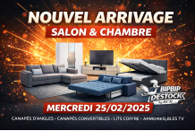 ARRIVAGE CANAPES MOBILIER LITERIE TV ... NEUF GARANTI 2 ANS