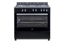 CONTINENTAL EDISON CECP9060BDD Cuisinière piano four multifonctions catalyse L90