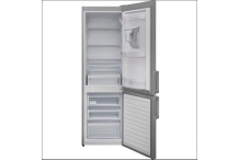 CONTINENTAL EDISON CEFC268DS1 - Réfrigérateur congélateur bas 268L - Froid statique - Poignées inox - Silver