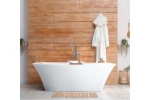 DIV0077 OCEANIC Baignoire ilot Indiã - L.170 x I.75 x H.60 cm - En acrylique - Bonde poussoir – Blanc