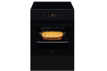 ELECTROLUX LKI648544K - Cuisinière induction 3 foyers - Four chaleur pulsée - 54L - Pyrolyse