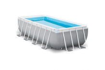 JAR0142 Kit Piscine 488 x 244 x 107 cm hors sol tubulaire INTEX Prism Frame