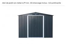 JAR0153 Abri jardin métal 4,77m²