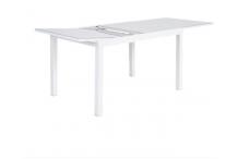 JAR0197 Table de jardin rectangulaire blanc 8 personnes