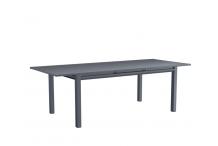 JAR0241 Table de jardin aluminium anthracite extensible
