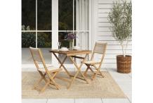 JAR0307 Ensemble repas Pliable en acacia FSC