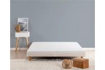 LIT0231 DEKO DREAM Rakenne Sommier tapissier à lattes 140 x 190 cm - Bois massif blanc